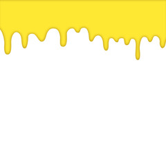 Melted Yellow Lemon or Banana Glaze Dripping