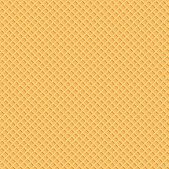 Fototapeta premium Seamless Wafer cone Texture for Ice Cream and Desserts