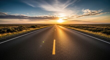 Naklejka premium driving on the road