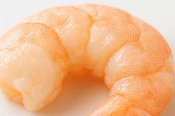 Macro Cooked Shrimp Curl

