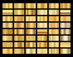 Shiny chrome  golden brushed vector metallic gradient background for banner, ribbon, label, badges, medal, button, money collection 