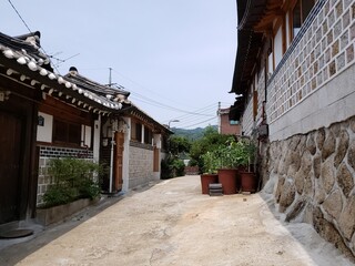 レトロな街並み