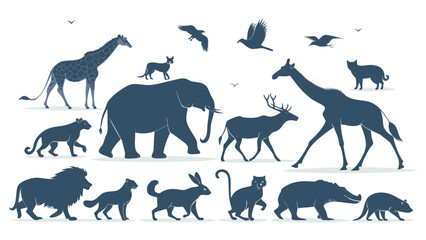 animals silhouettes