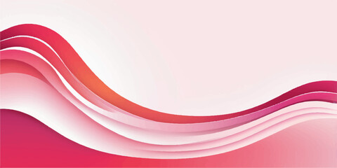 Abstract red wave background design with futuristic curve lines and light motion flow vector illustration