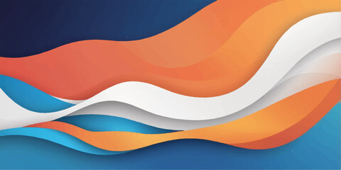 A set of colorful abstract banners and backgrounds features wave vector design with a blue and sea color palette, perfect for a web template or business illustration