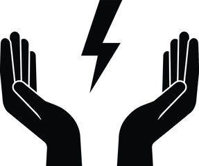 Electric bolt icon vector illustration scalable eps graphic symbol energy power