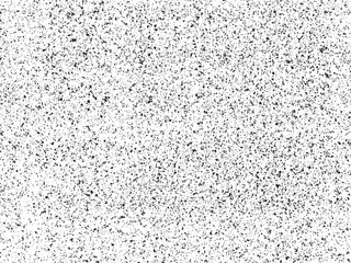 Dirty or dust film grain speck grit grunge overlay on white background grain noise Speckle grain dot white dot line grunge texture dust noise black and white texture vector. Distressed overlay texture