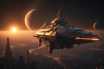 Starship in the expanse