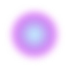 Obraz premium blue purple pink blurred gradient circle transparent background