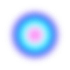 blue purple pink blurred gradient circle transparent background