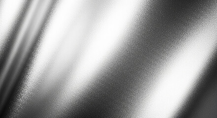 Monochromatic abstract background with diagonal lines of light and shadow, featuring a textured surface that resembles brushed metal or rippling fabric