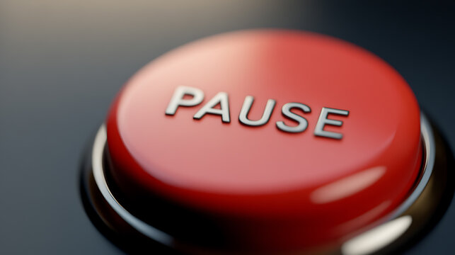 Press Pause: A moment for reflection, a break in the action. Take a breath, reassess, and be ready to resume with renewed focus.