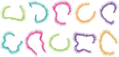 Decorative Floral Pattern Vector Illustration – Elegant Silhouette Art, Vintage Design, and Colorful Ornament Elements