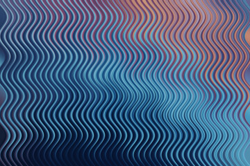 Wavy abstract background with blue and orange hues creating a dynamic pattern