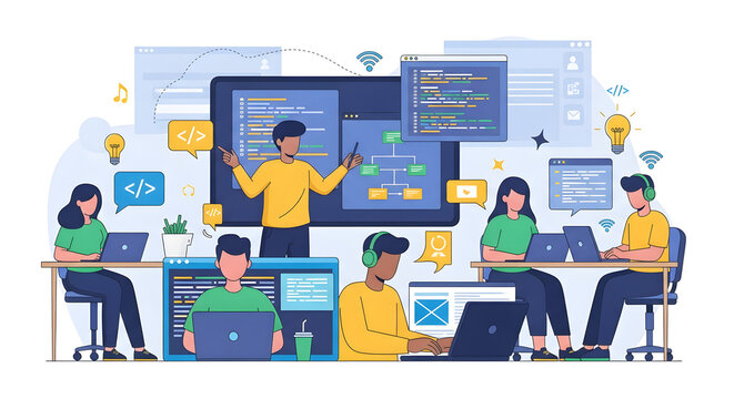 Online Collaboration Teamwork and Communication in a Virtual Meeting