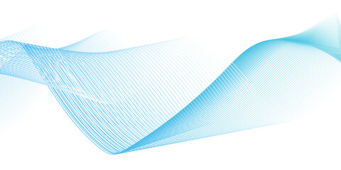 Energy abstract smooth blue gradient frequency isolated element creative blend curve flow line technology modern white web banner vector beautiful waveform light music energy design.	