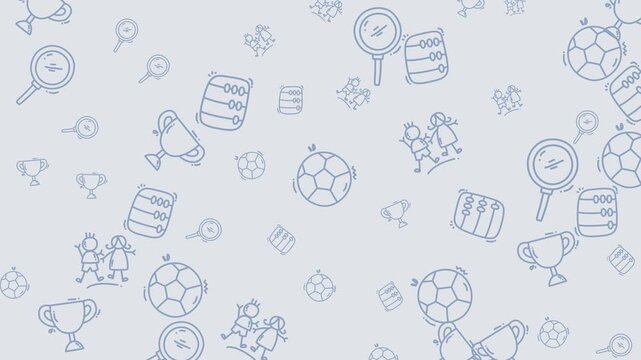 Many school icons doodled on white background, perfect for educational presentations, lesson plans, stationery design, and backtoschool marketing materials.