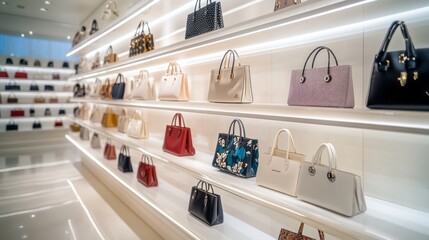Discover a stunning collection of luxury womens handbags at our modern boutique. Each unique bag features vibrant colors and elegant designs perfect for adding style and sophistication to any occasion