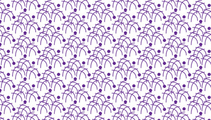 Seamless pattern of a purple and white geometrical background
