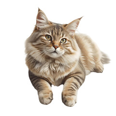 Fototapeta premium british cat isolated on white