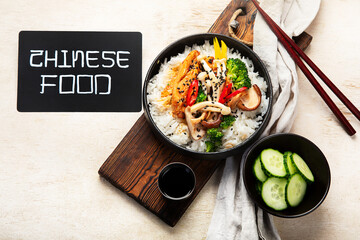 Asian cuisine dish.