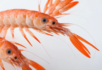 Raw Prawns Close-up

