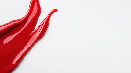 Smooth Red Ketchup Flow