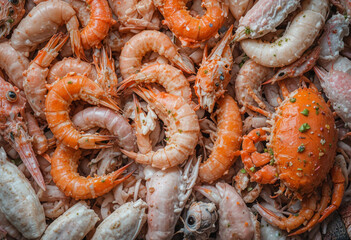 Cooked Shrimp and Crab Mix

