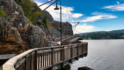 Uferweg / Promenade nach Gustafsberg bei Uddevalla / Schweden