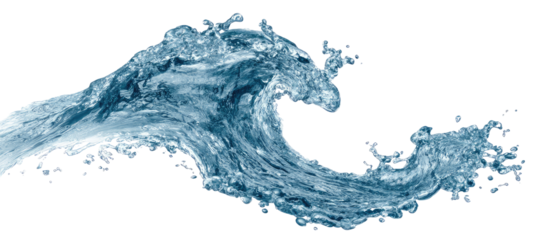 Abstract water wave