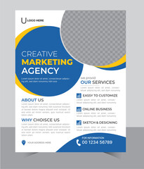 corporate business flyer template design  a4 size