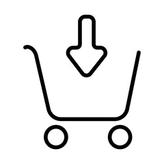 Cart line icon