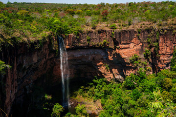 Panoramic View Veu Noiva Waterfall