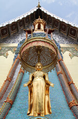 Buddha statue in Wat Sridonmoon, Chiang Mai Province, Northern Thailand.