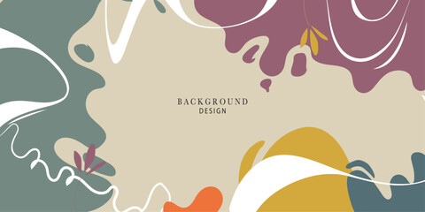 Abstract background element colorful design template