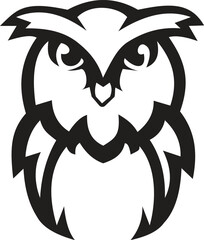 vector illustration of a cartoon owl