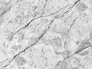 Gray marble texture with dark natural veins, high resolution polished stone surface