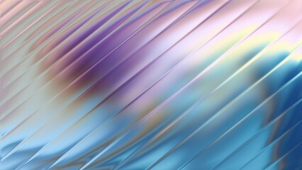 Soft Pastel Diagonal Ripples With Blue Pink And Yellow Metallic Sheen abstract background