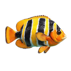 stylized fish png black and yellow fish png bold stripes fish png graphic fish png cartoon fish png transparent background image