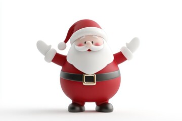 santa claus isolated on white background
