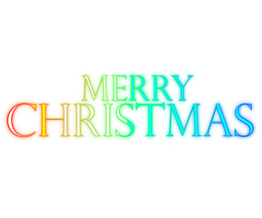 Merry christmas calligraphy png transparent background or isolated on white background or merry christmas text design transaparent png	

