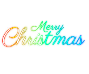 Merry christmas calligraphy png transparent background or isolated on white background or merry christmas text design transaparent png	
