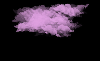 Abstract purple smoke cloud with subtle pink and white tones against a dark cloud backdrop