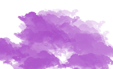 Obraz premium Abstract swirling purple smoke creating a dynamic ethereal cloud formation cloud