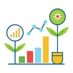 Financial Growth Icons