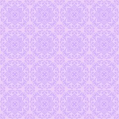 Lavender Floral Tile Pattern (Soft Ornamental Design)
