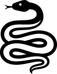 Simple Winding Snake Line Icon