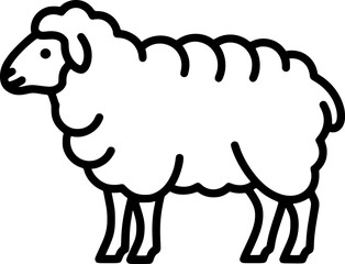 Sheep Outline Icon
