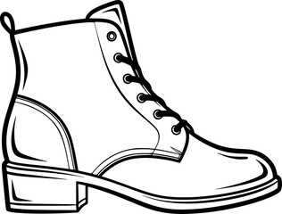 Boot Icon Outline Vector