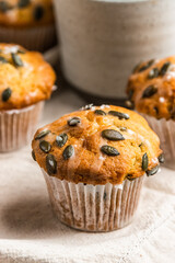 Pumpkin, Orange Blossom and Lime Muffins